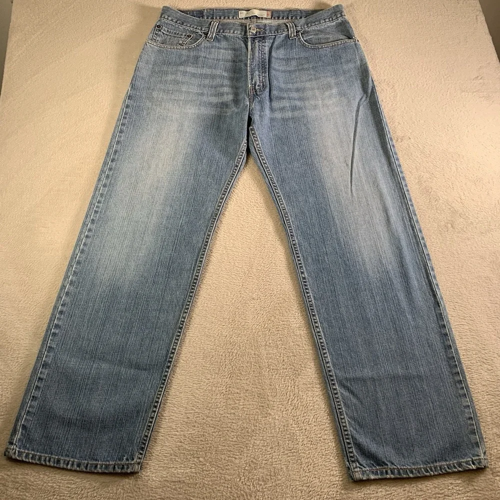 Vintage Levis 559 Jeans Mens 38x32 Blue Relaxed Straight‎ Denim Medium Wash